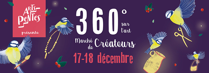 360° sur l'art, marché de créateurs à Lyon