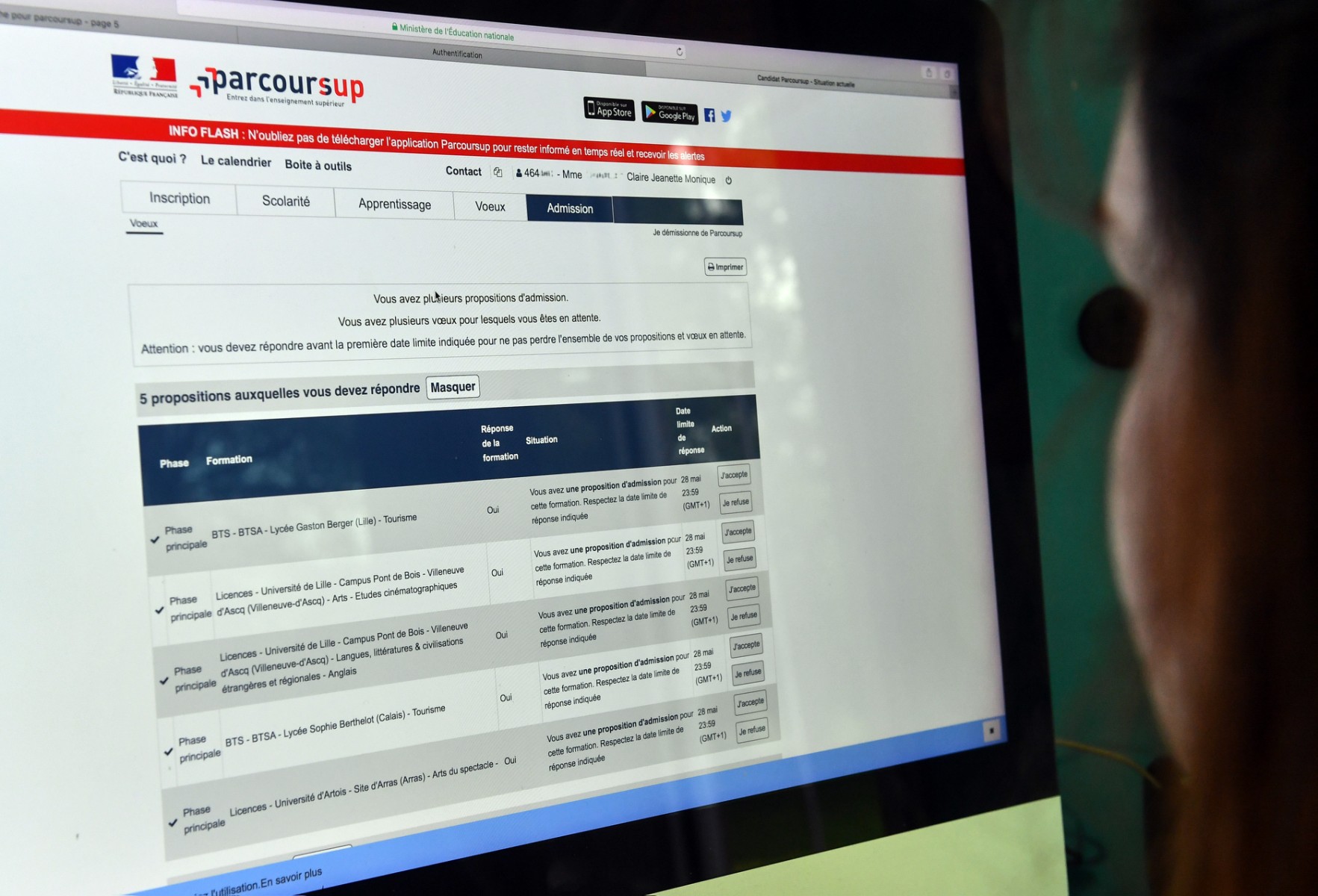 Parcoursup démarre mercredi, les élèves évoquent «une pression folle»