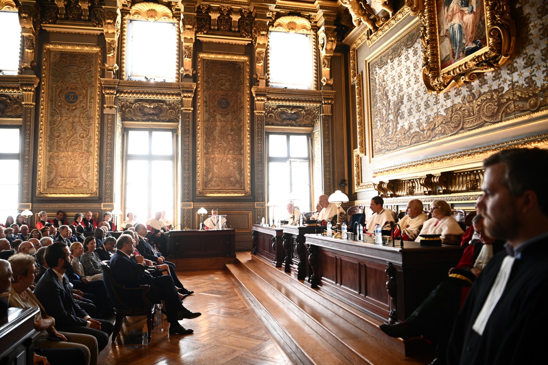Cour de Cassation du palais de justice de Paris. (Photo de Christophe Archambault / AFP)