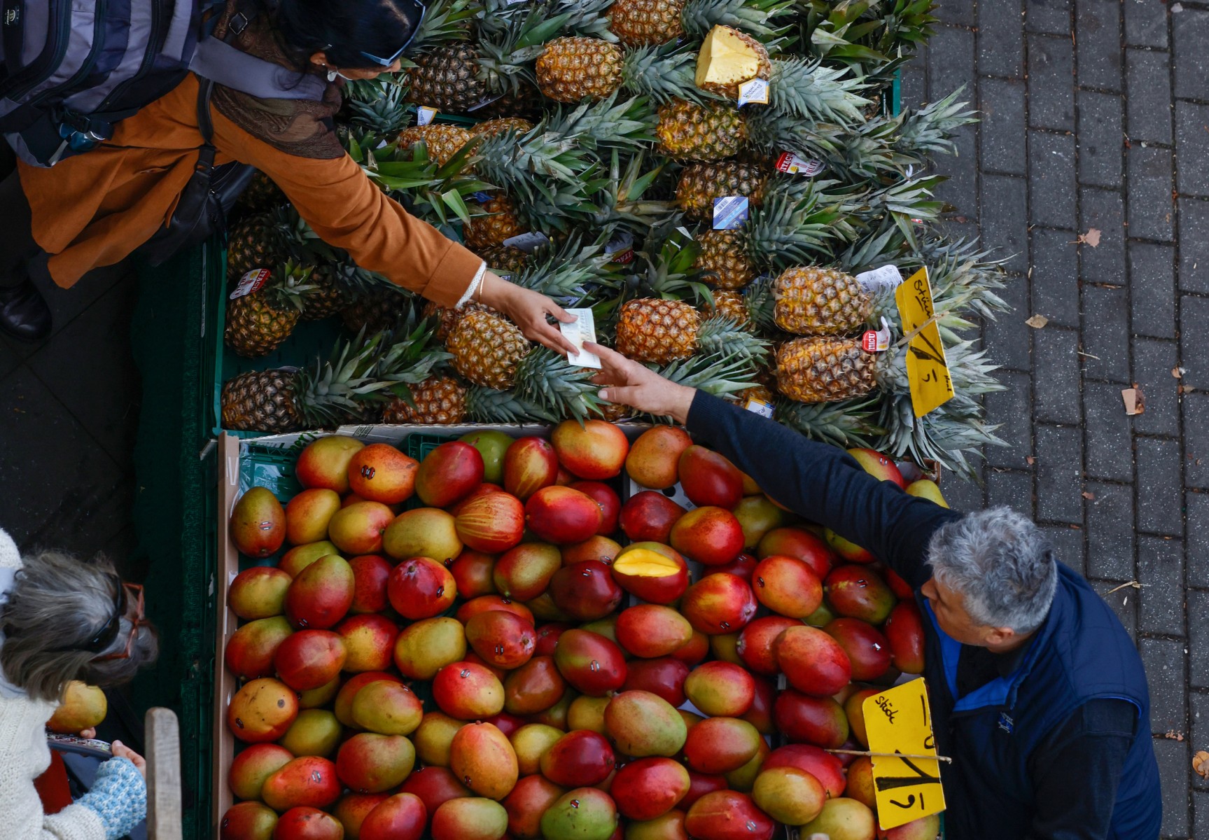 Allemagne: l'inflation recule en décembre, record historique sur l'année
