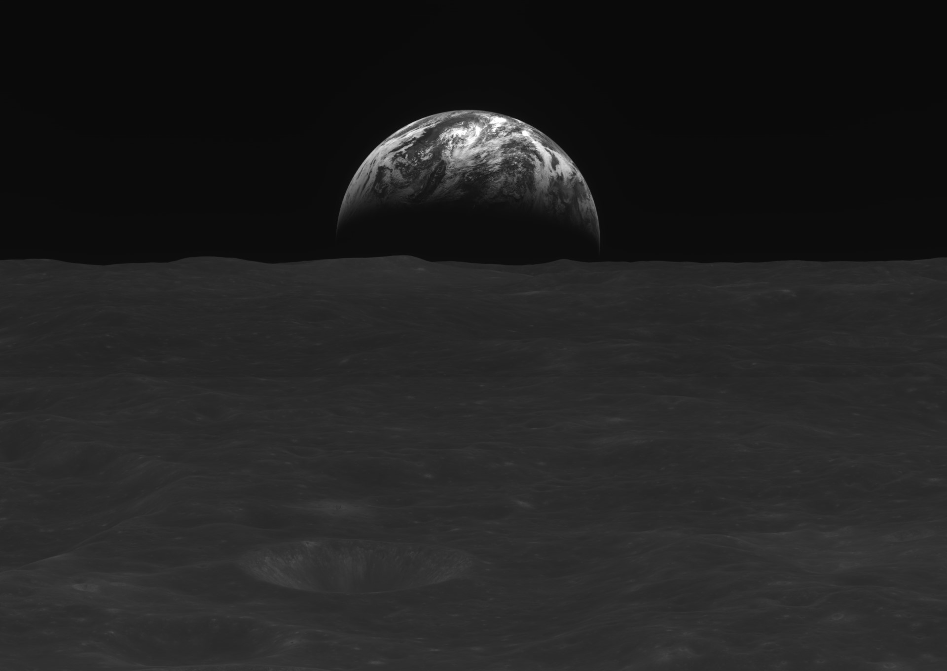 La première sonde lunaire sud-coréenne transmet des images de la Terre et de la Lune