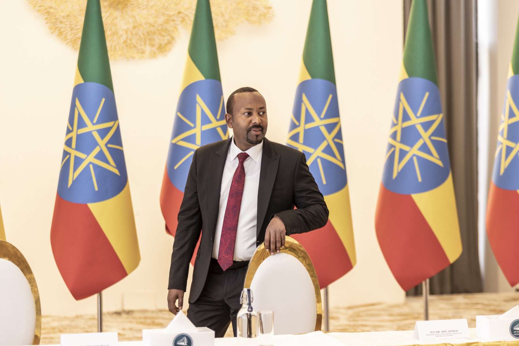 Le Premier ministre éthiopien Abiy Ahmed avant une réunion à son bureau à Addis-Abeba, en Éthiopie, le 12 janvier 2023. (Photo : Amanuel Sileshi / AFP)