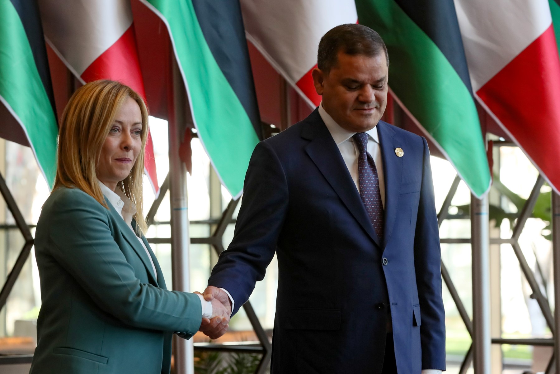 L'Italienne Giorgia Meloni en Libye pour les dossiers énergie et migration