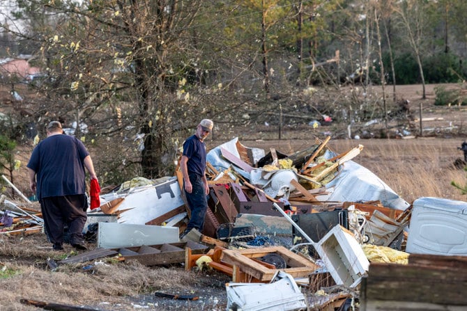 Une tornade fait au moins 6 morts dans l'Etat américain de l'Alabama