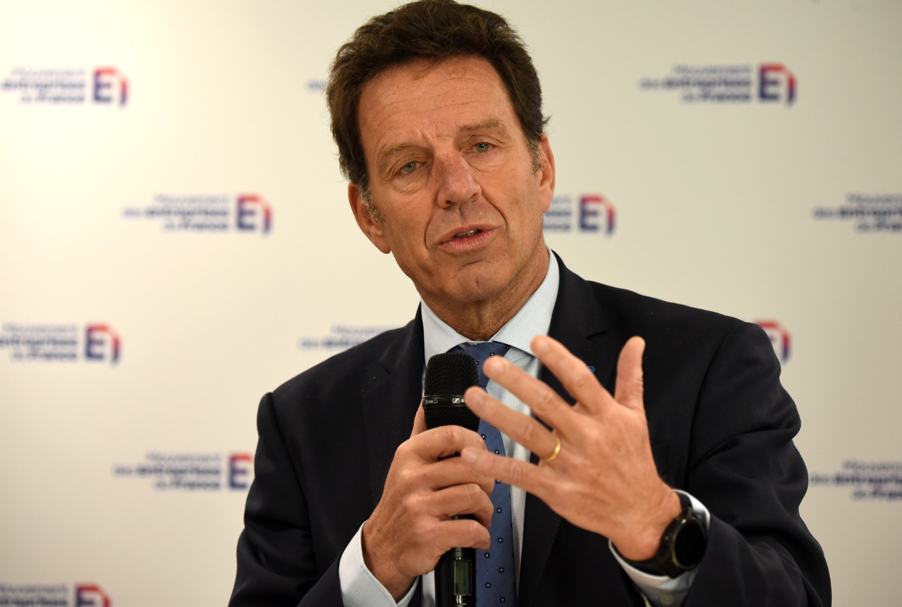 Energie: «Un patron, c'est fait pour surmonter les difficultés», martèle le président du Medef