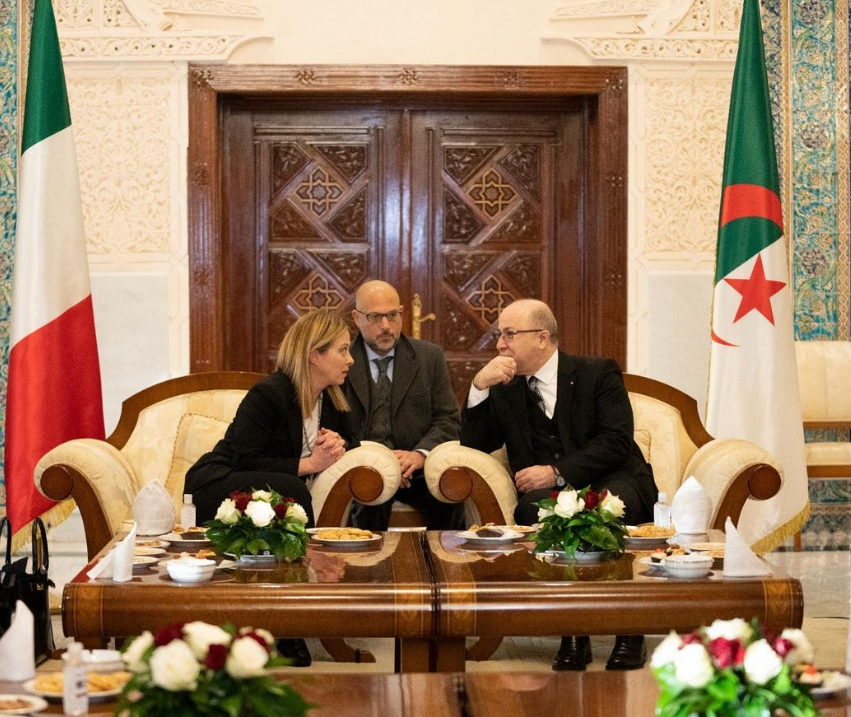 La cheffe du gouvernement italien entame sa visite en Algérie