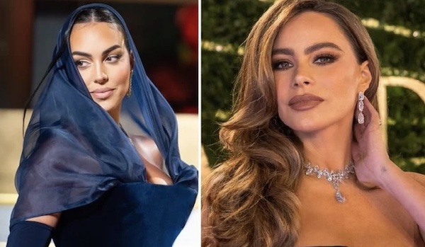 Georgina Rodriguez (à gauche) et Sofia Vergara ont foulé le tapis pourpre en Arabie saoudite. (Instagram)