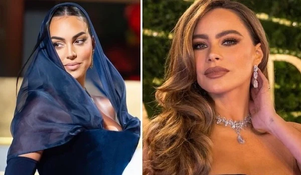 Georgina Rodriguez (à gauche) et Sofia Vergara ont foulé le tapis pourpre en Arabie saoudite. (Instagram)