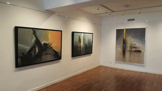 Vernissage de l’exposition «Elément Transversal» de Hacen Drici