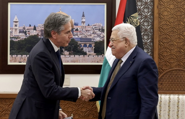 Blinken appelle Abbas, réaffirme le soutien américain à une «solution à deux Etats»