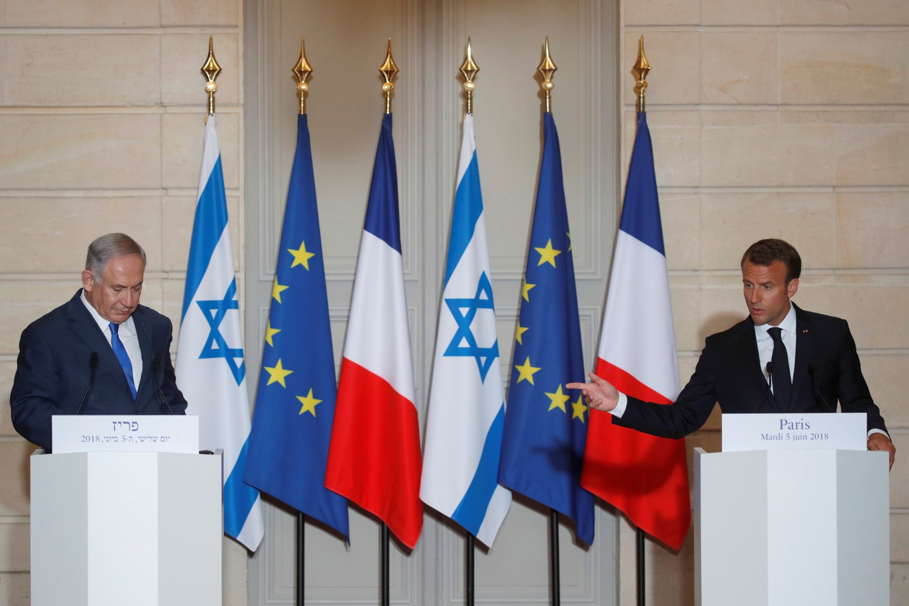 Netanyahou rencontre Macron pour parler Iran et violences israélo-palestiniennes