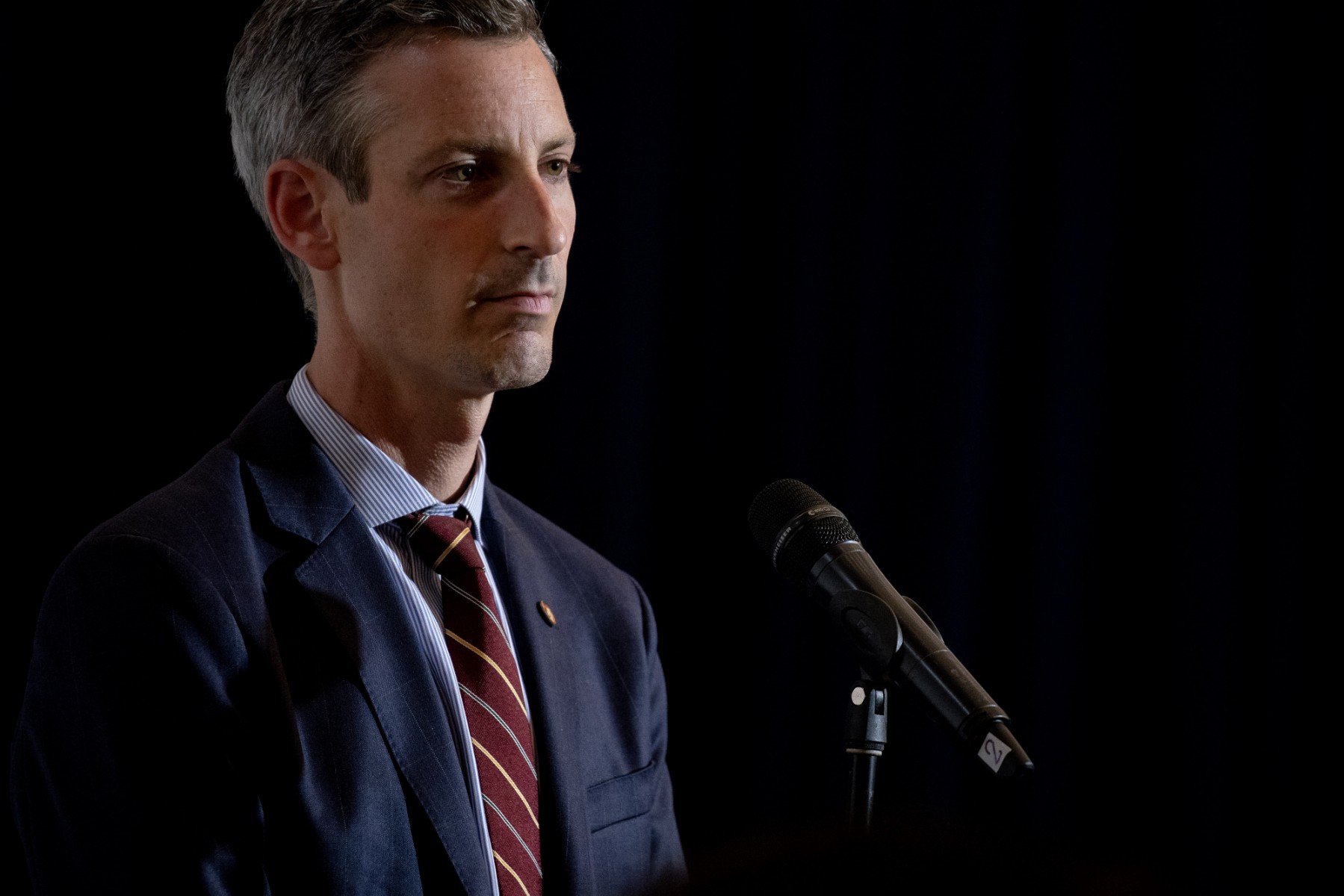 Le porte-parole du département d'État américain, Ned Price. (Photo : Stefani Reynolds / POOL / AFP)