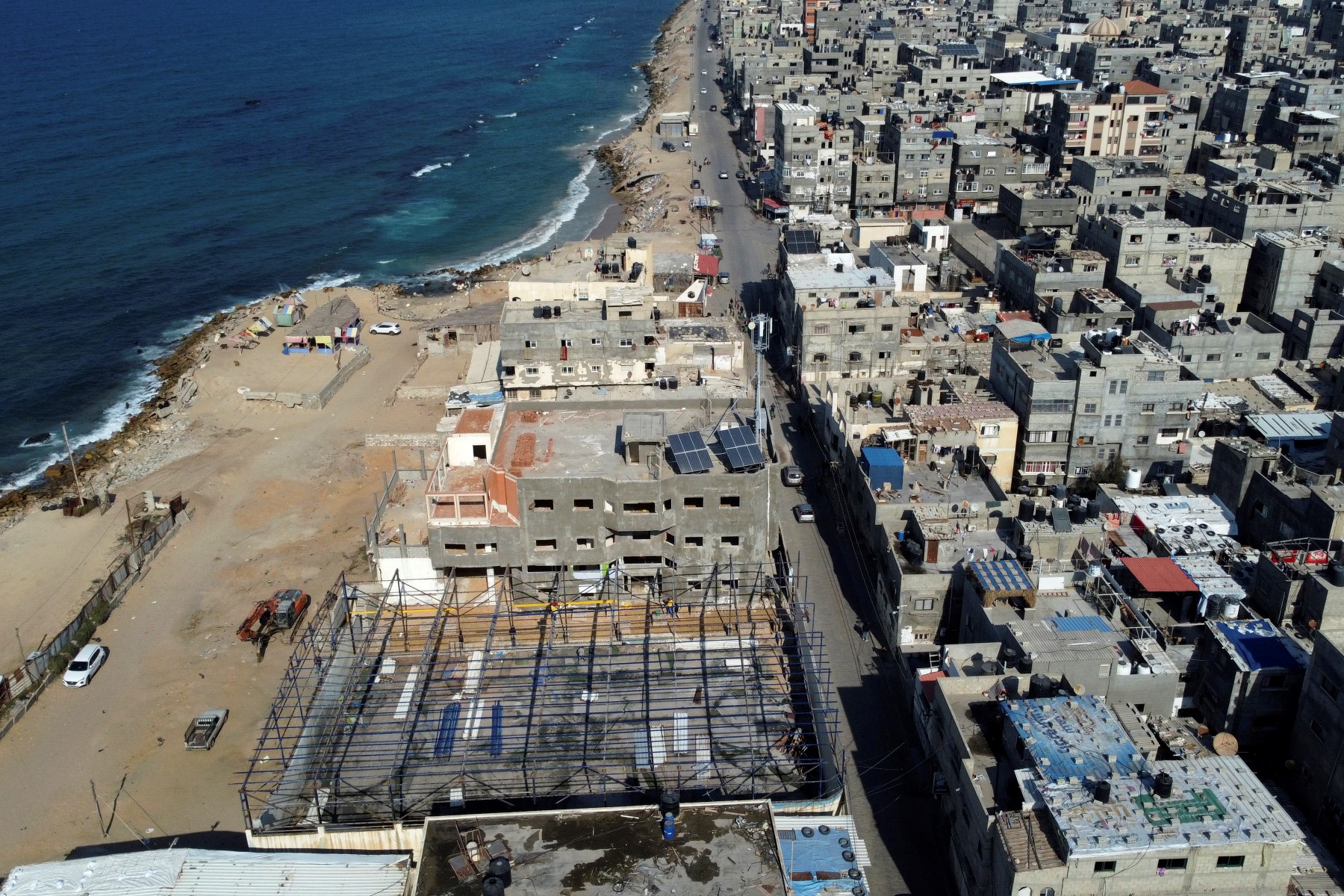 A Gaza, colère et amertume face à l'élargissement d'une route
