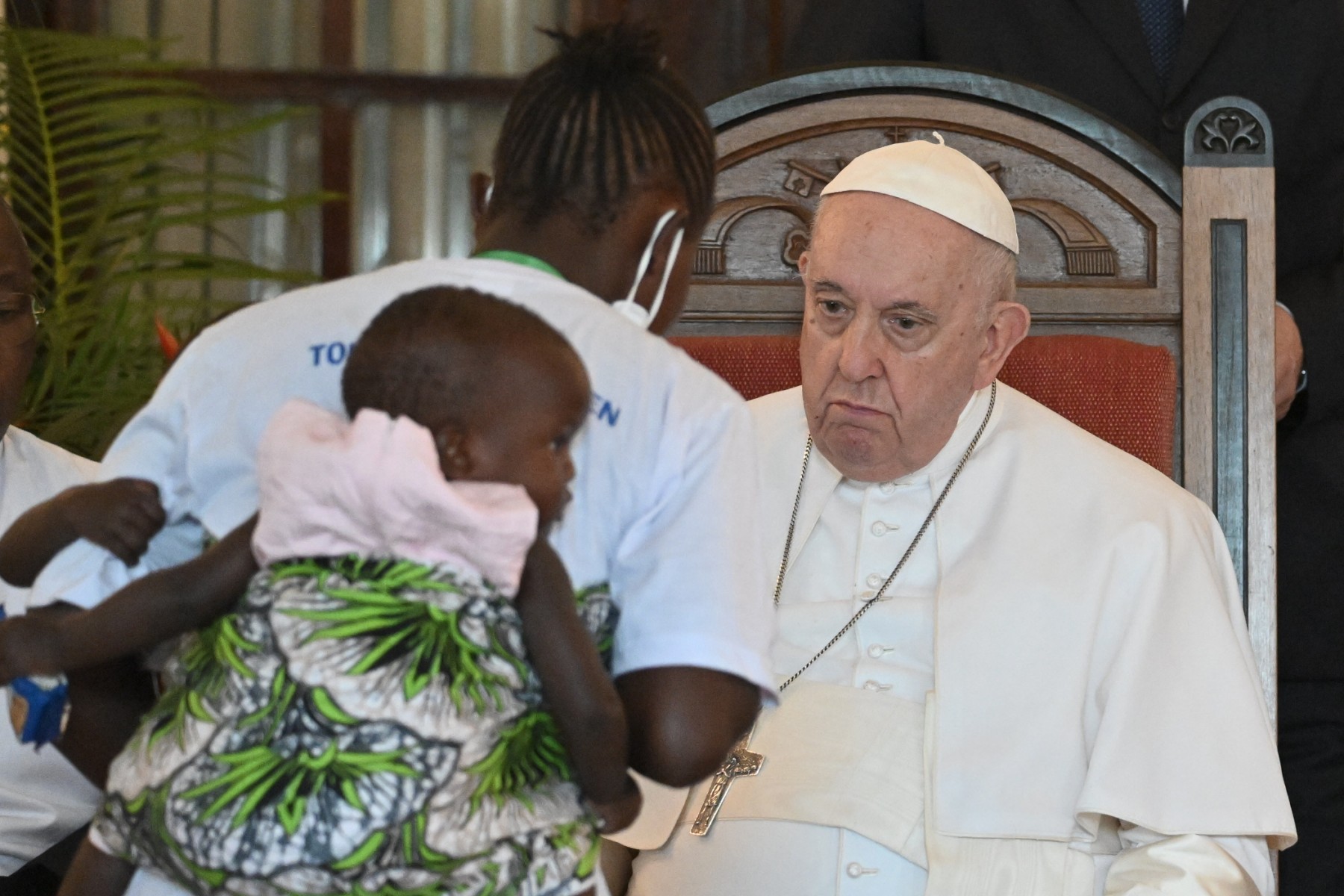 En RDC, «vibrant appel» du pape devant l'horreur absolue de la guerre