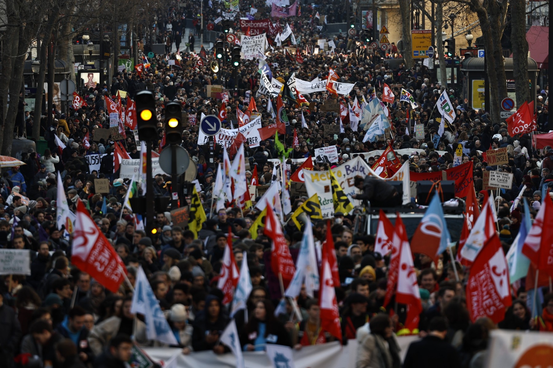 France: les grandes mobilisations sociales depuis 1995