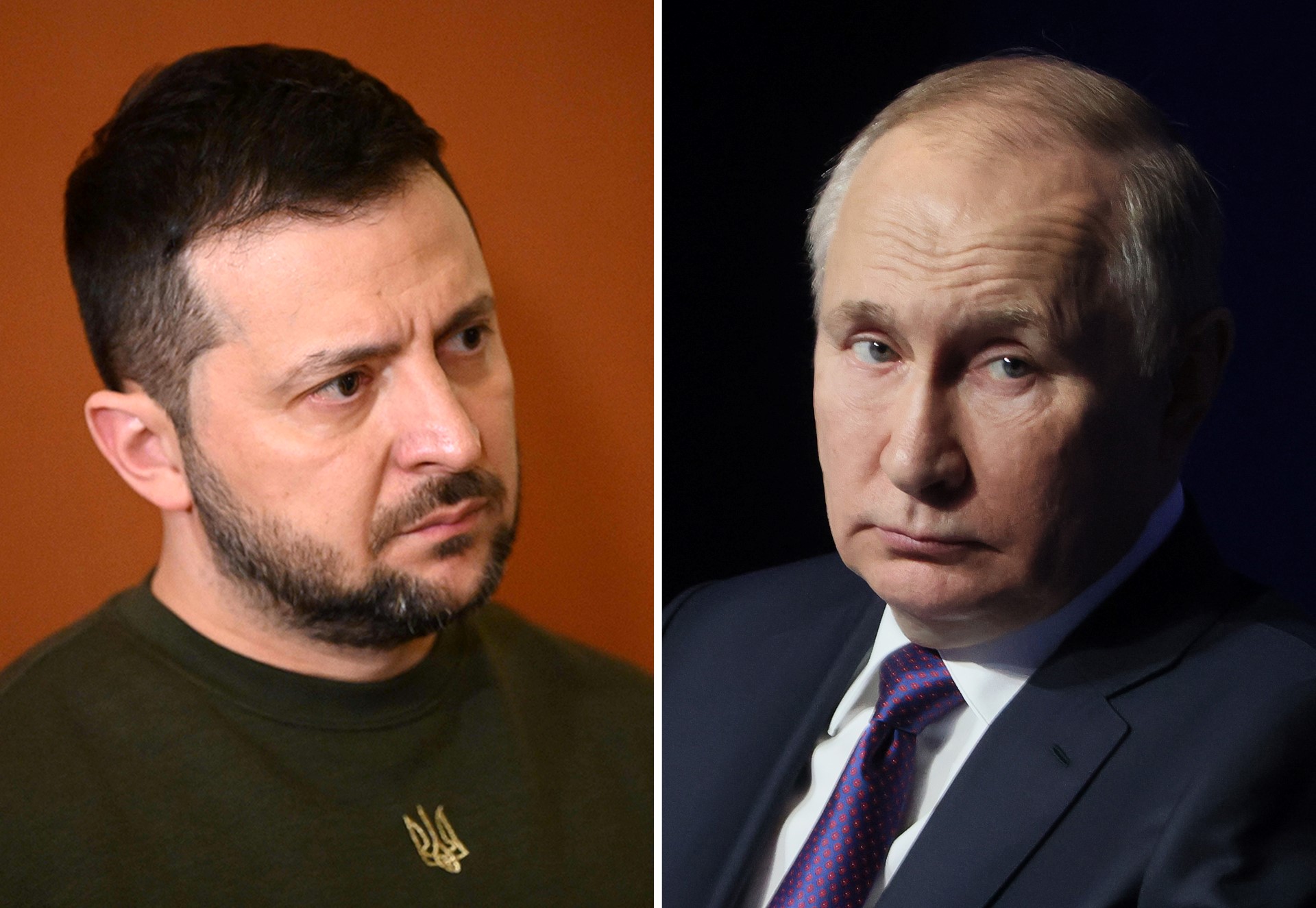 Aux antipodes: Poutine et Zelensky, face-à-face guerrier de deux opposés