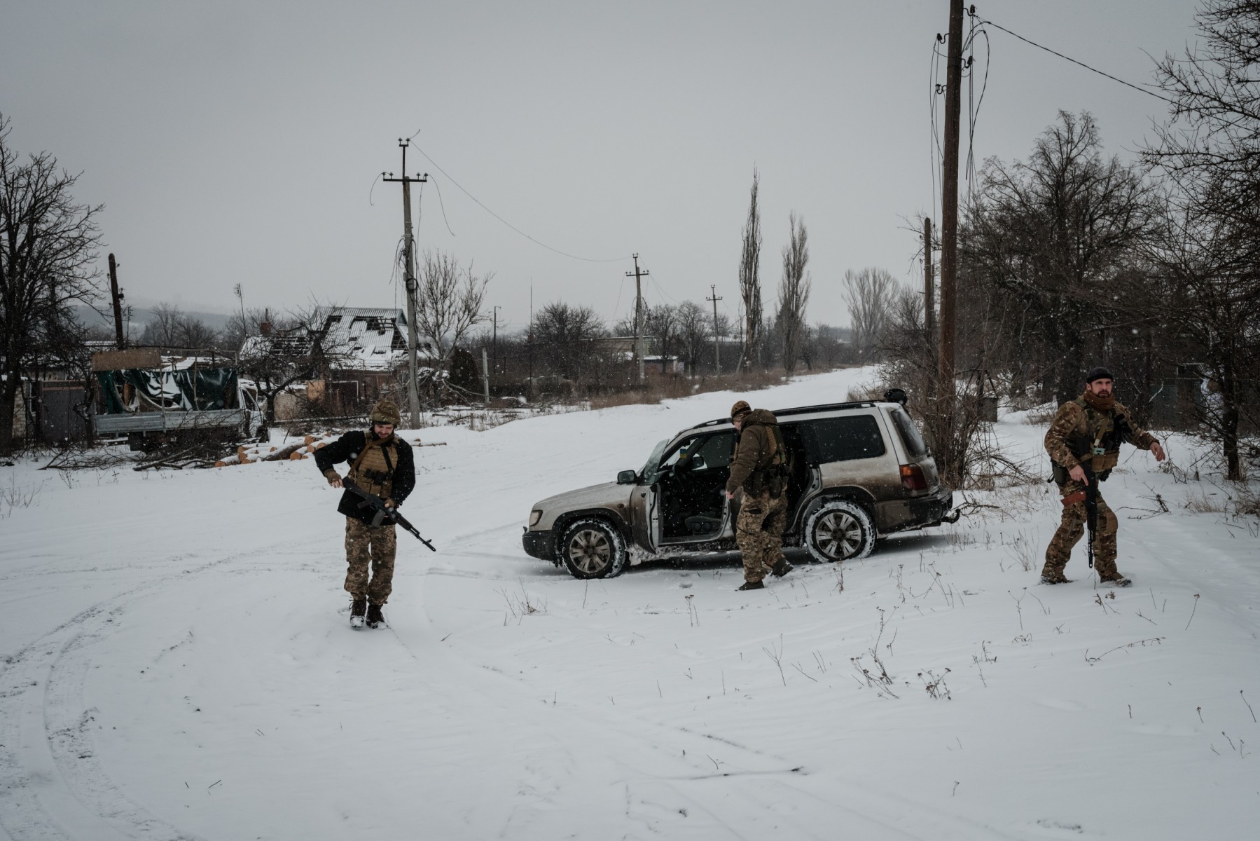 Dans l'est, une unité ukrainienne résiste aux attaques russes et au froid glacial