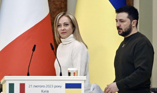 A Kiev, Giorgia Meloni assure que le soutien italien à l'Ukraine ne «faiblira» pas