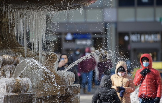 Le nord-est des Etats-Unis et l'est du Canada sous un froid polaire historique