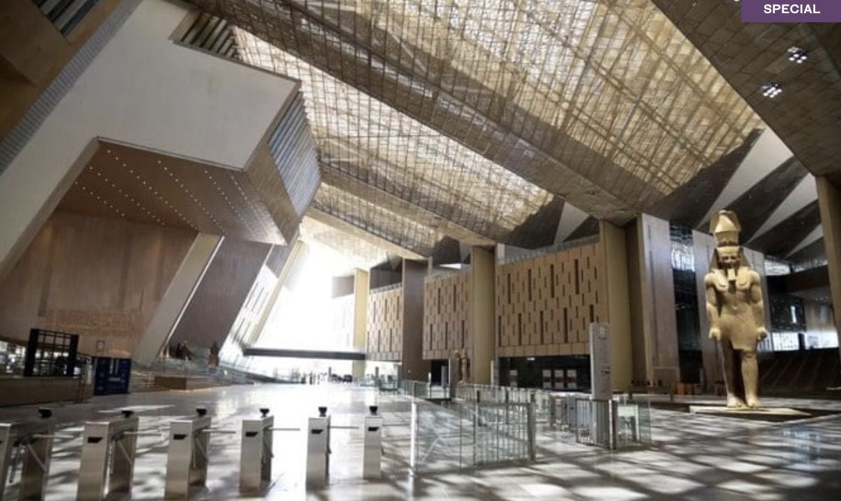 Dans sa brochure annuelle, la banque américaine JPMorgan conseille de visiter le Grand Musée égyptien