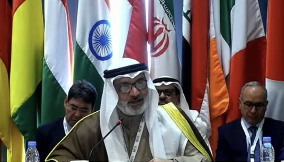 Le secrétaire général de l'Organisation des pays exportateurs de pétrole, Haitham al-Ghais (Capture d'écran)