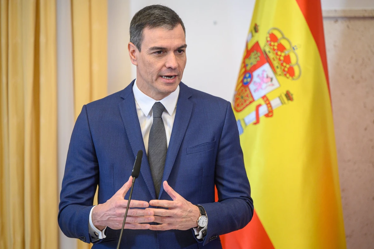 Le Premier ministre espagnol Pedro Sanchez en visite à Kiev