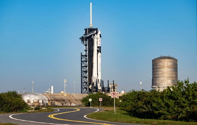 Deux Américains, un Russe et un Emirati sur le point de décoller vers la Station spatiale internationale