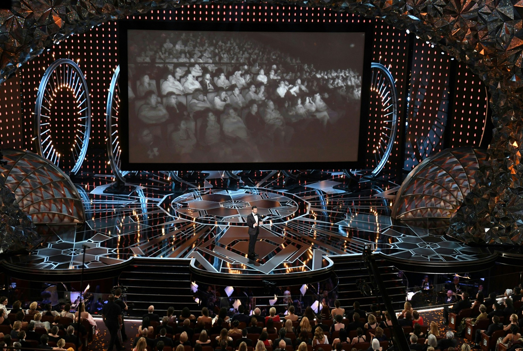 Vue de la 94e cérémonie des Oscars en 2022 (AFP)