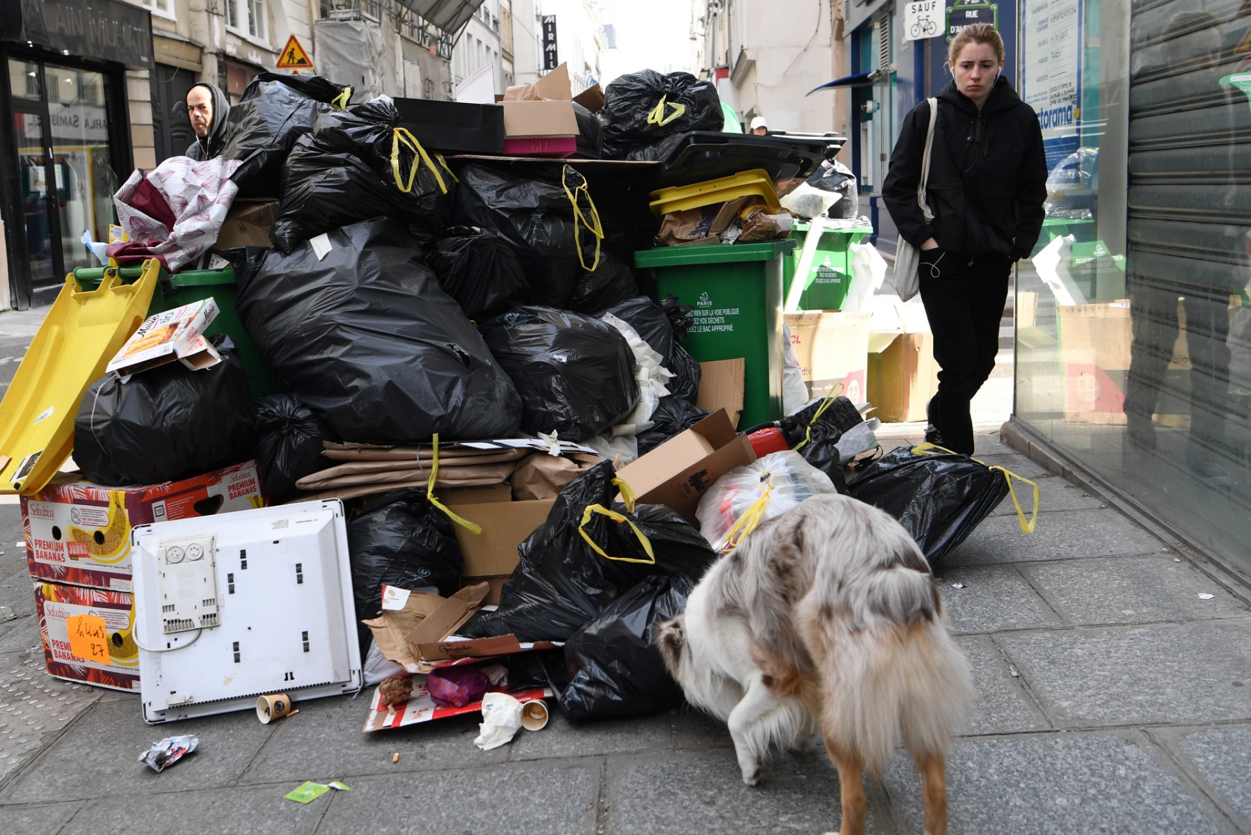 Sur les piquets de grève autour de Paris, des éboueurs « déterminés » contre la réforme des retraites