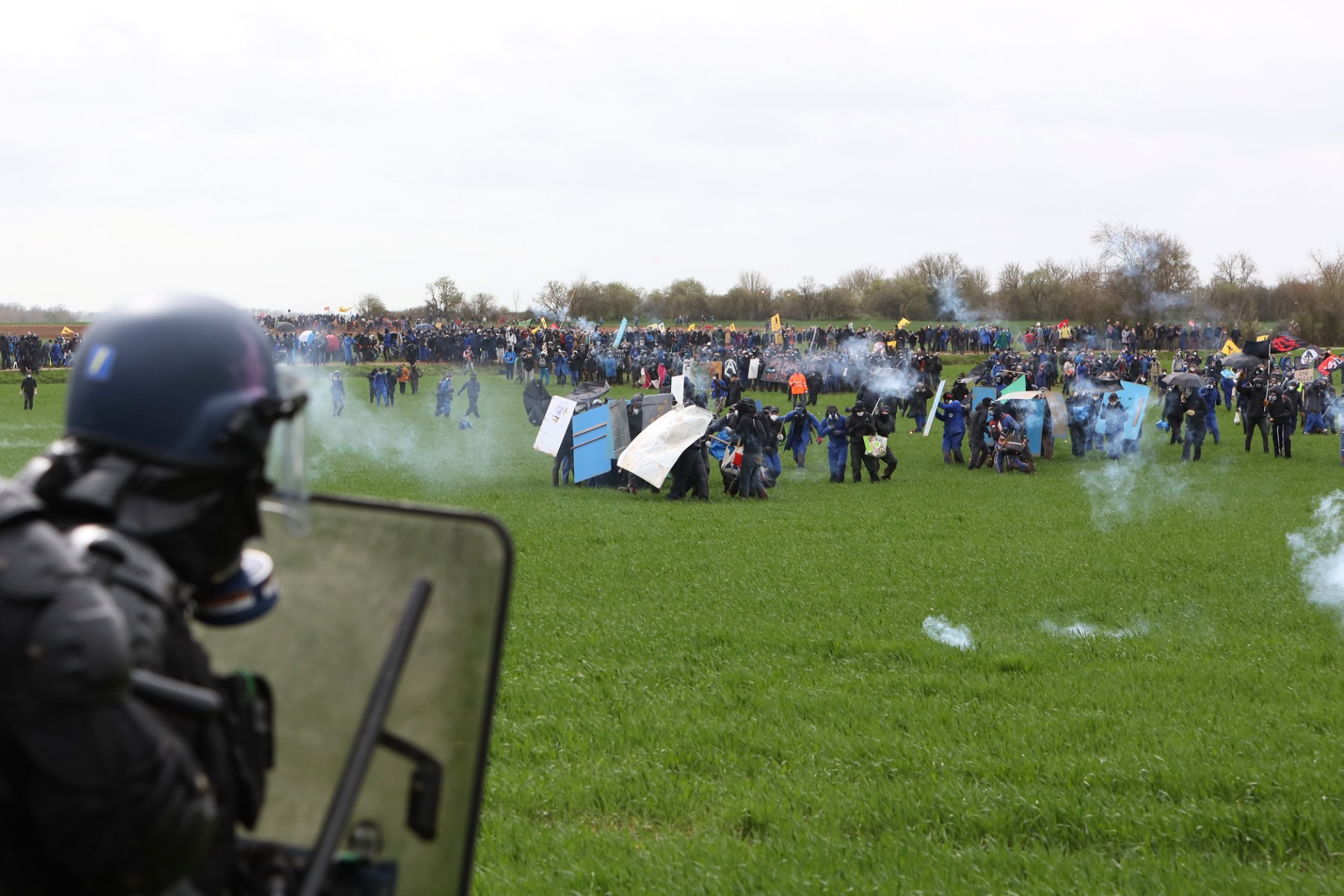 France: Pronostic vital engagé pour un manifestant opposé au projet de «bassines»