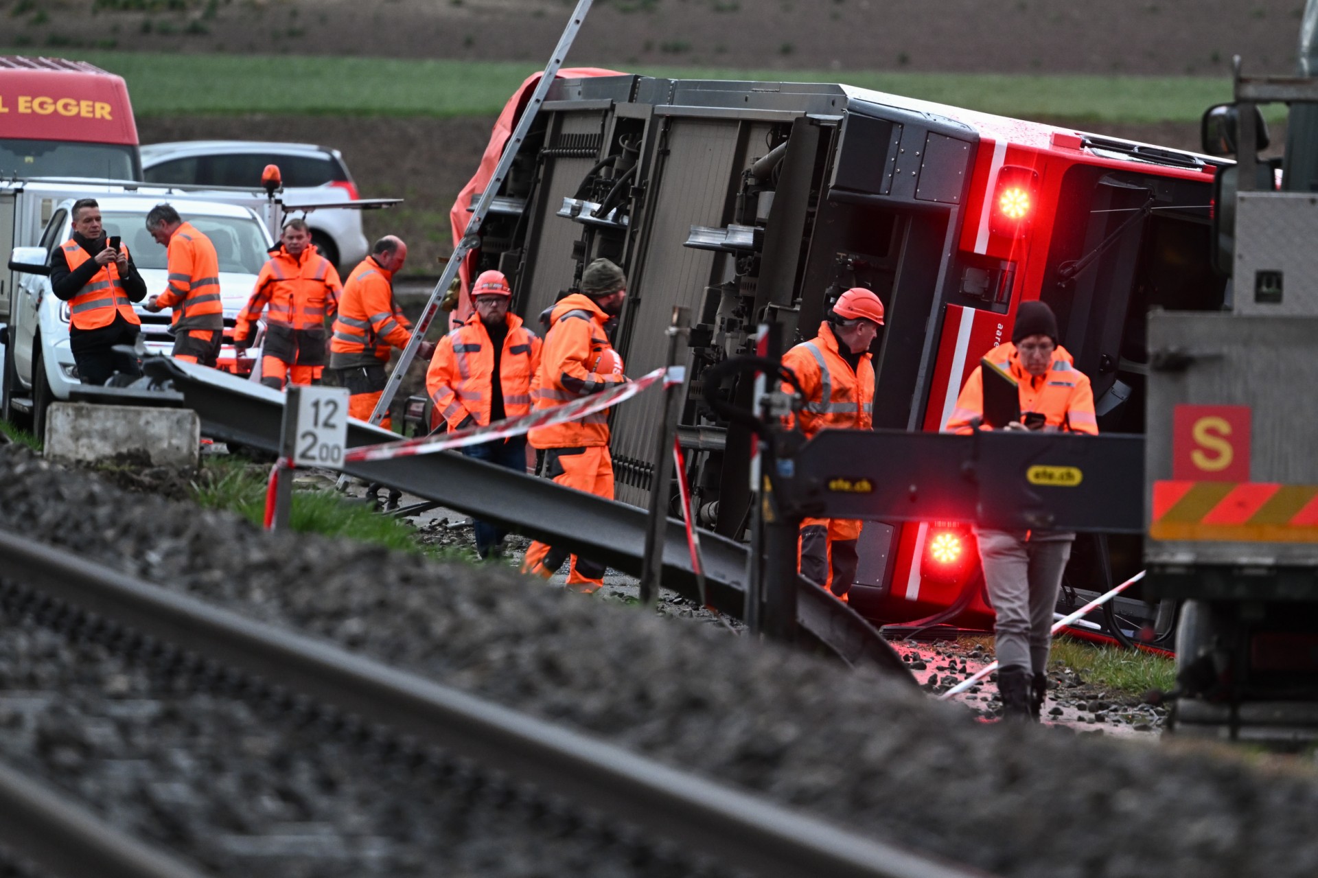 Deux déraillements font 15 blessés en Suisse