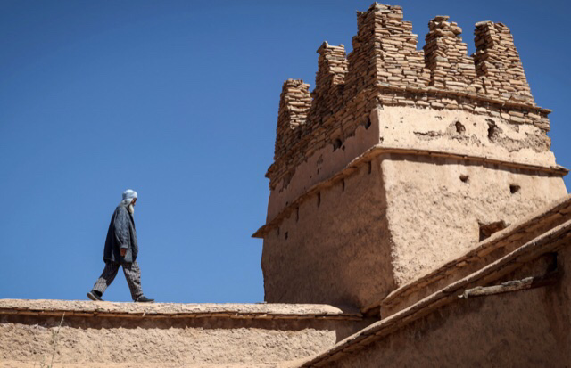 A Aït Kine, un des derniers greniers collectifs en activité du Maroc