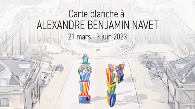 Exposition à l'Assemblée Nationale : Alexandre Benjamin Navet redécore la cour du Palais Bourbon