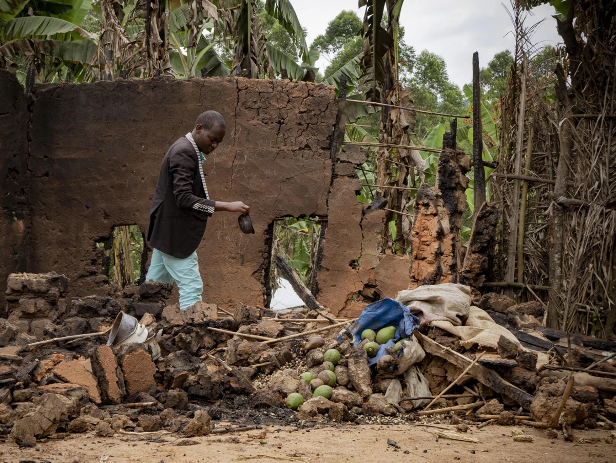 RDC: après l'horreur des ADF, la désolation dans un village