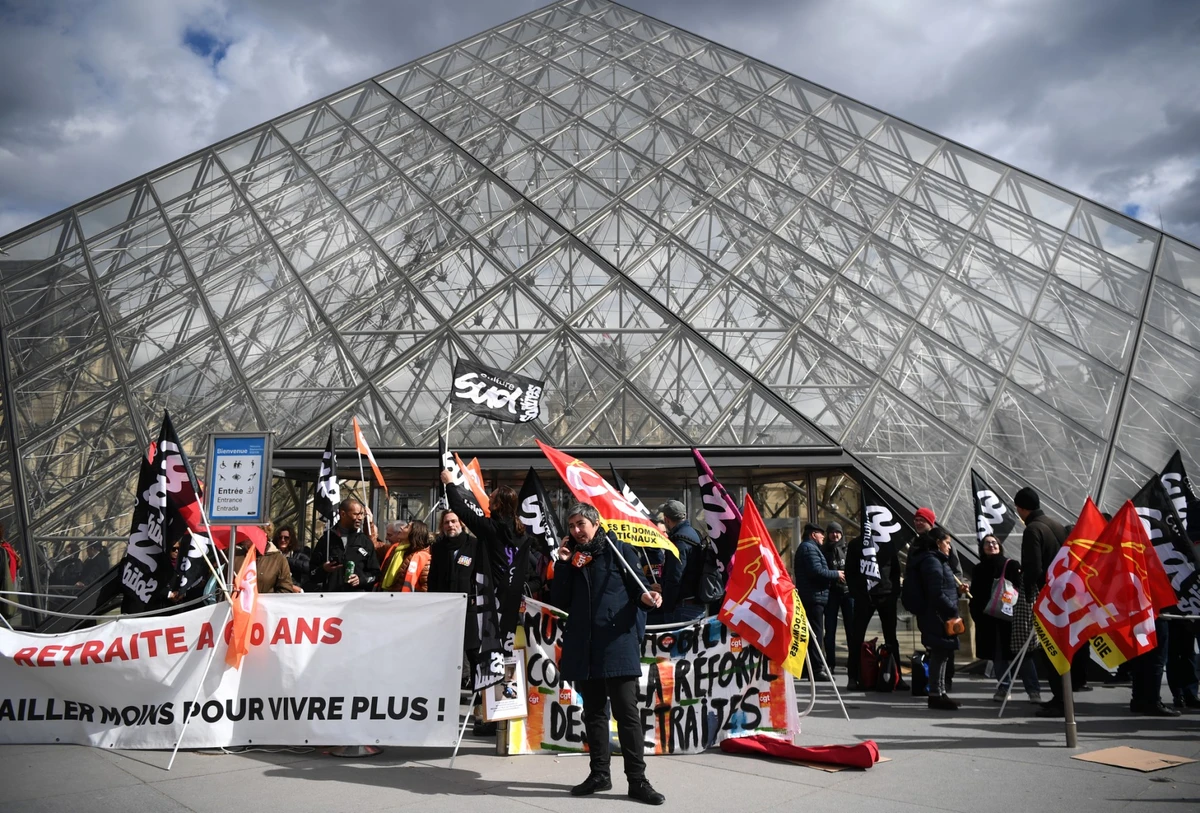 Le Louvre fermé lundi, bloqué par des opposants à la réforme des retraites