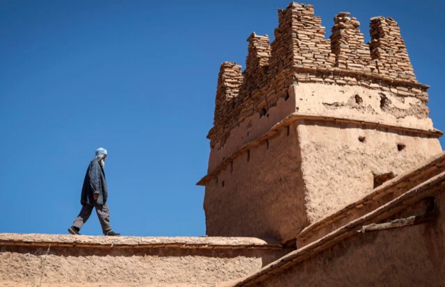 A Aït Kine, un des derniers greniers collectifs en activité du Maroc