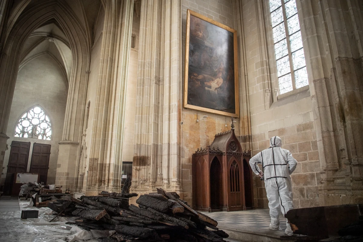 France: L'incendiaire de la cathédrale de Nantes condamné à 4 ans de prison