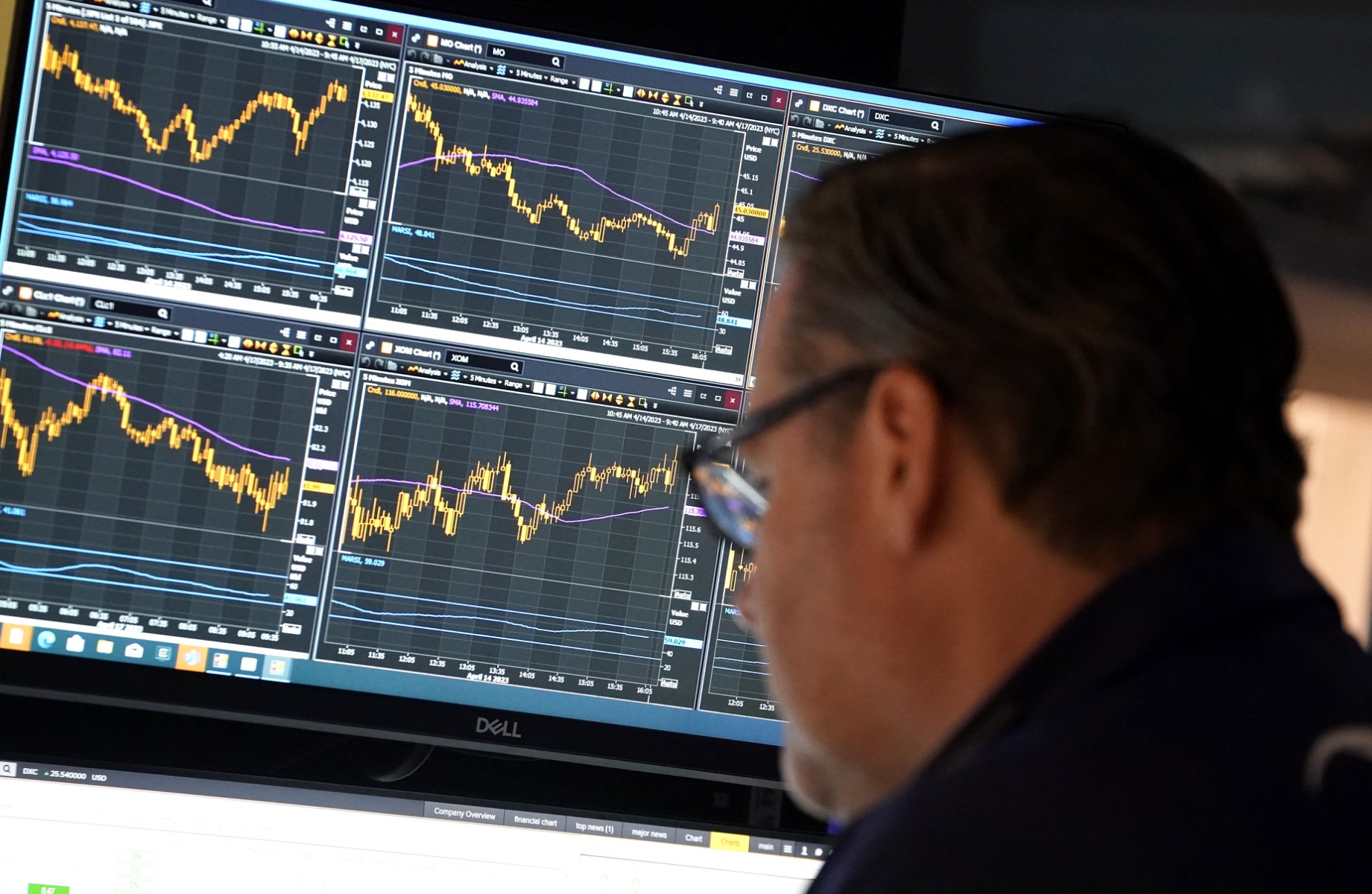 Wall Street en baisse, prudence avant les publications des géants de la tech
