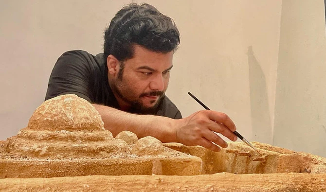Les modèles de l'artiste saoudien Jassem Al-Busandah font revivre le patrimoine culturel de l'Arabie saoudite. (Photo fournie)
