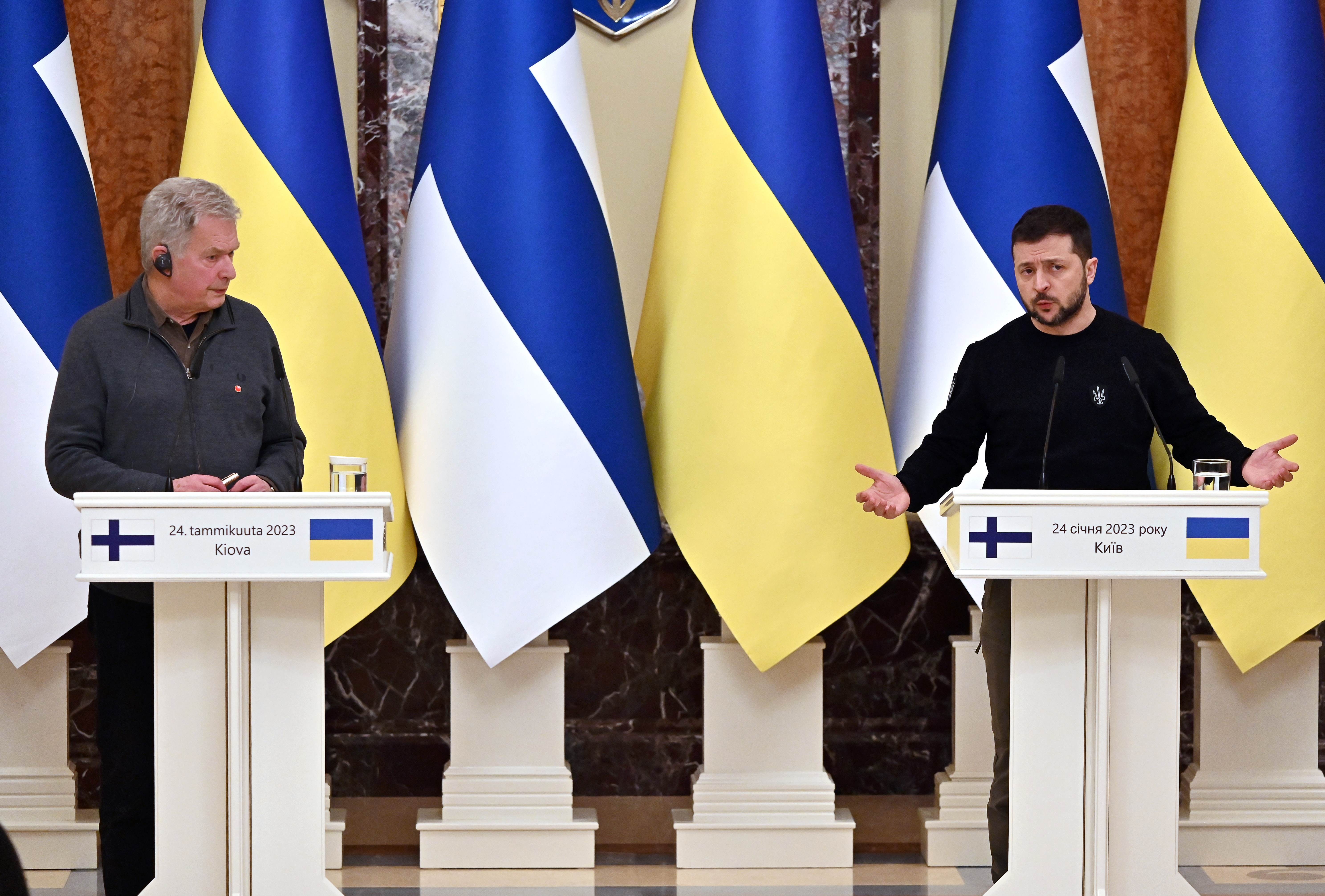 Zelensky en Finlande: l'année sera «décisive pour l'Ukraine et l'Europe»