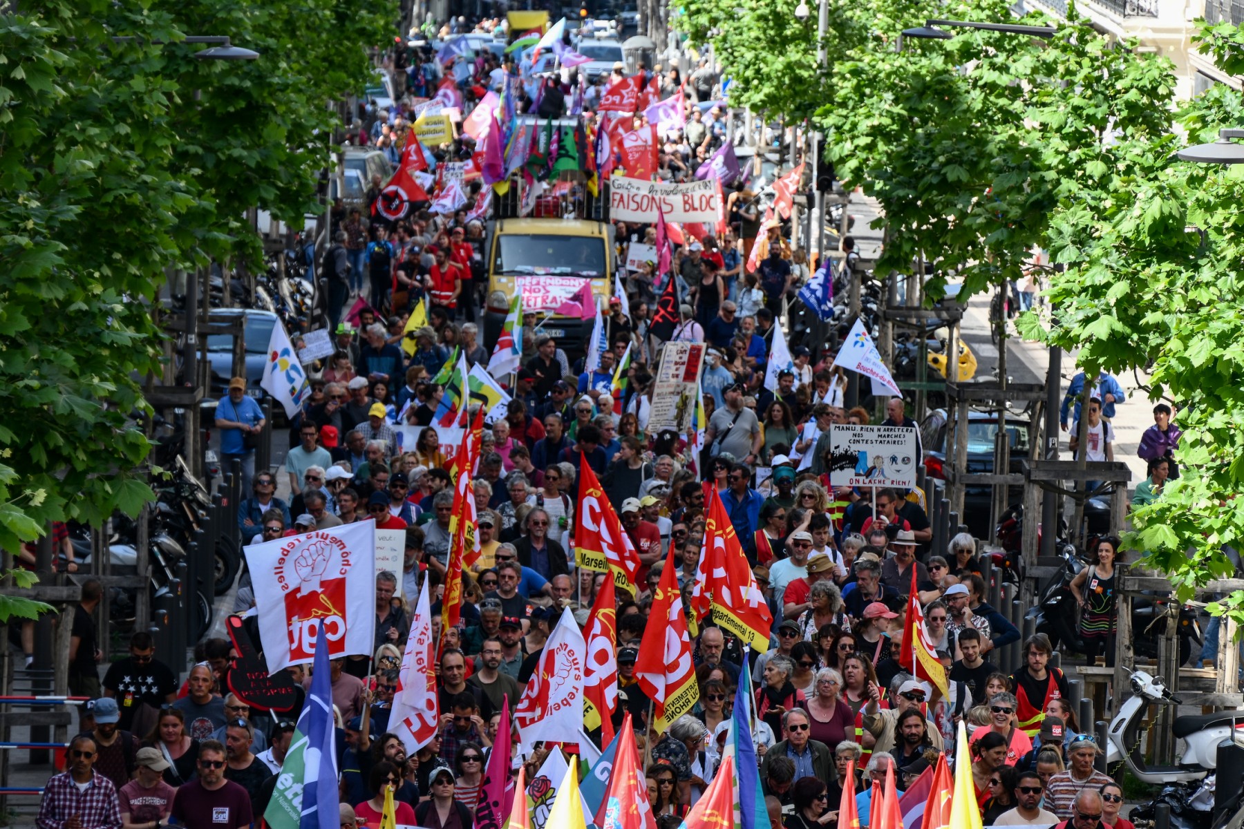 Manifestation à Marseille «de toutes les colères» car «tout est lié»