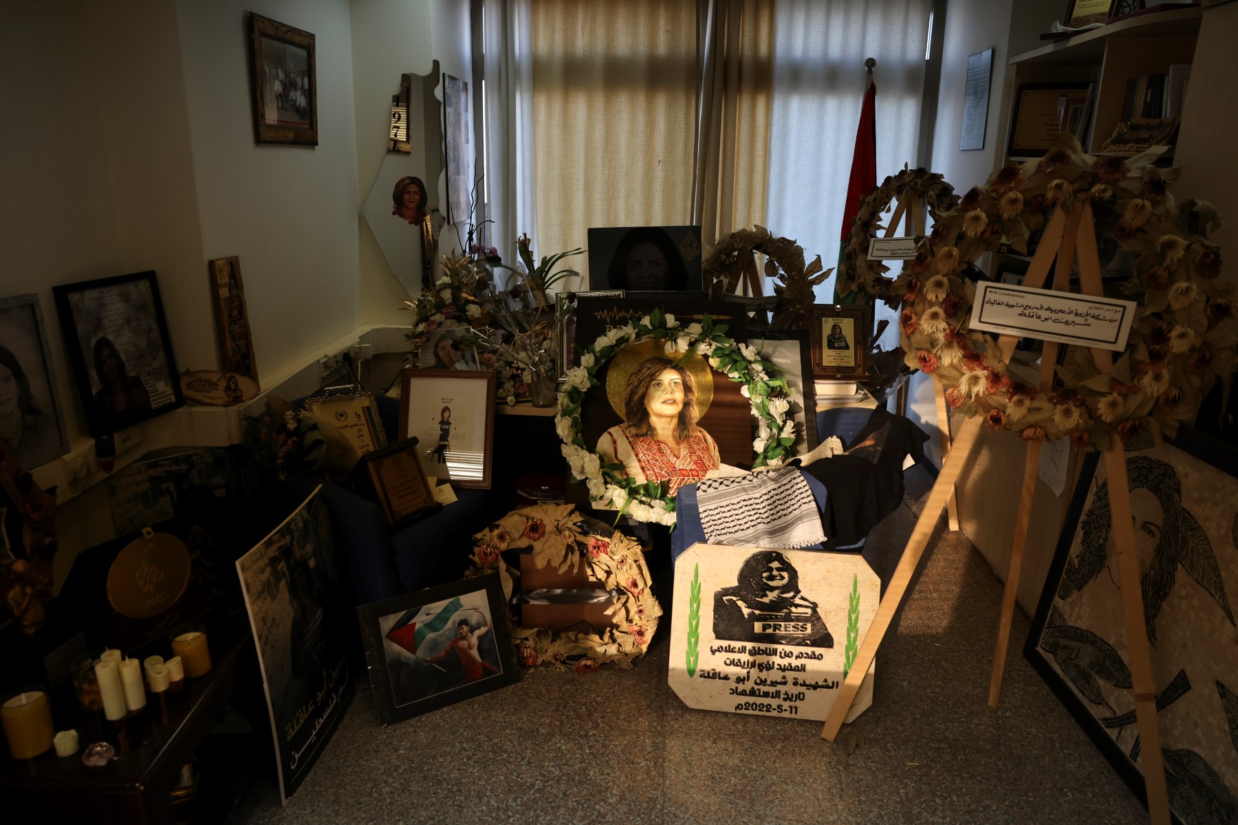 A Ramallah, l'«immense vide» laissé par la journaliste Shireen Abu Akleh