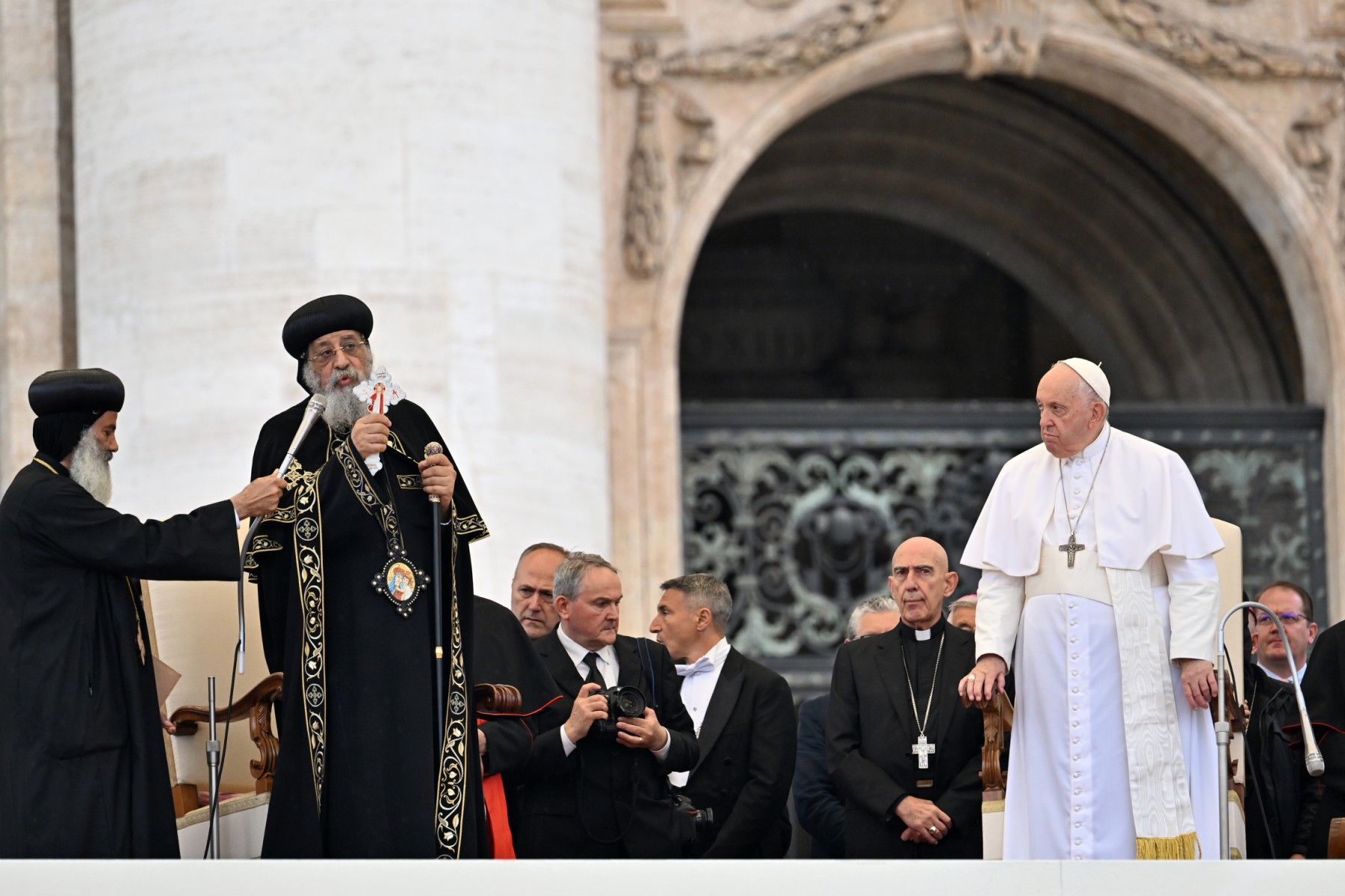 Deux papes au Vatican: François reçoit le patriarche copte Tawadros II