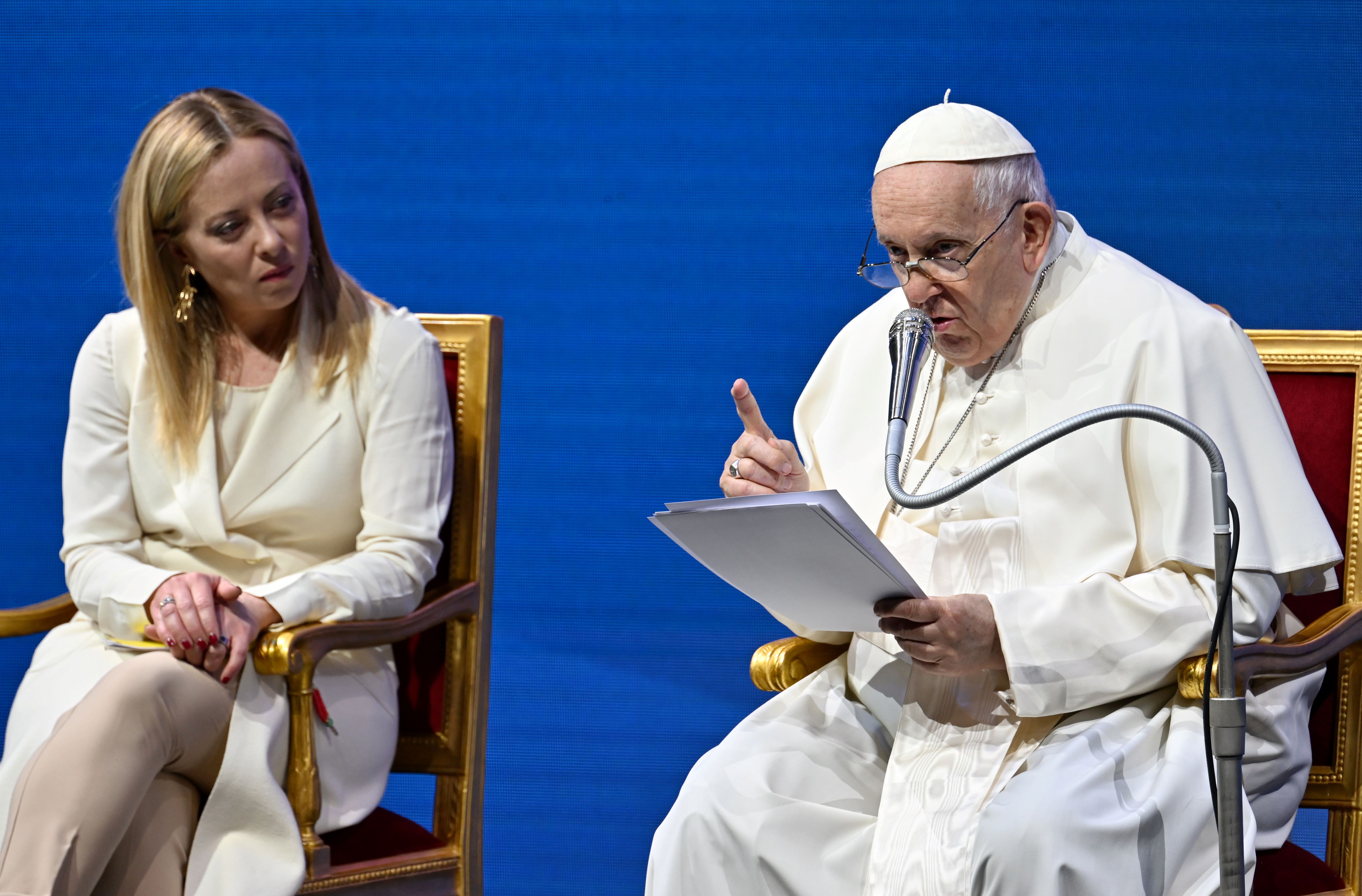 Le pape François s'inquiète de « l'hiver démographique» en Italie