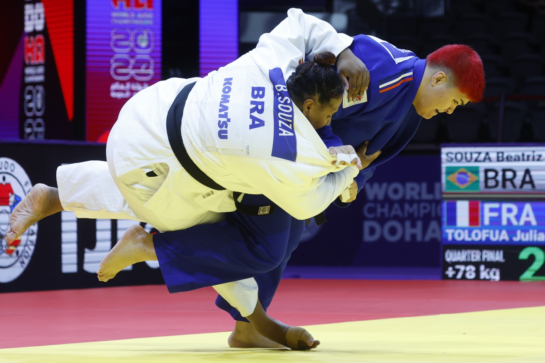 Judo: de retour aux Mondiaux, les Russes rêvent des Jeux de Paris