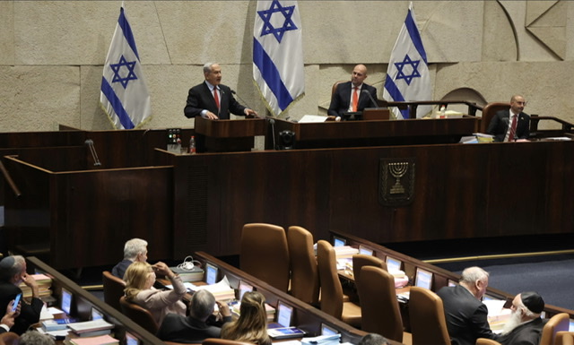 Manifestation d'élus de la minorité arabe israélienne contre la criminalité