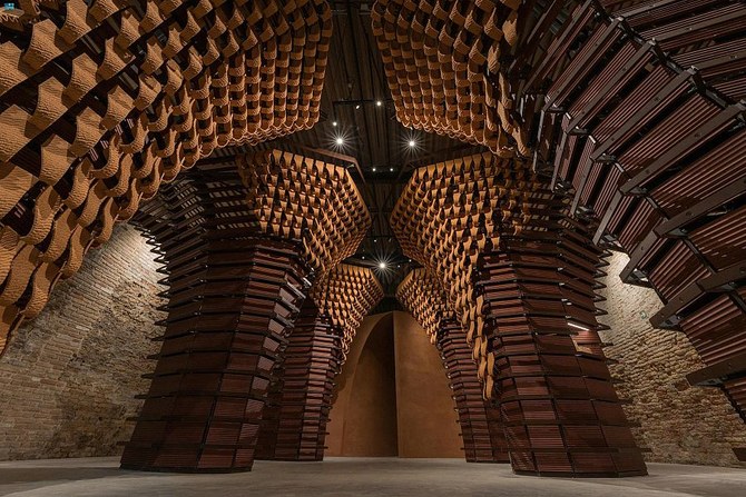 Le pavillon saoudien en exposition à la Biennale d'architecture de Venise 2023