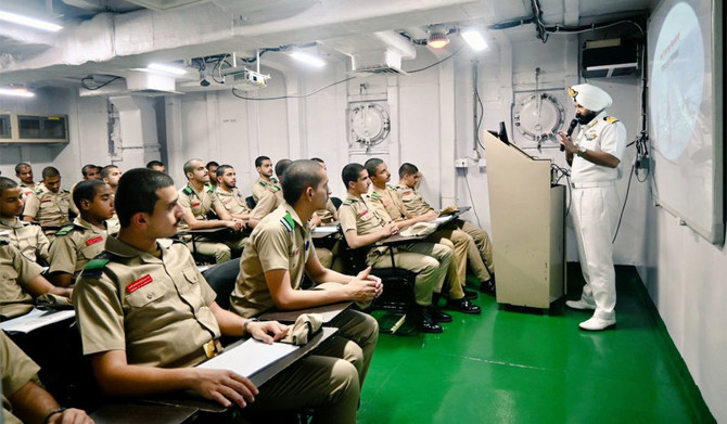 Participation des cadets de la Marine saoudienne au premier exercice conjoint avec la Marine indienne