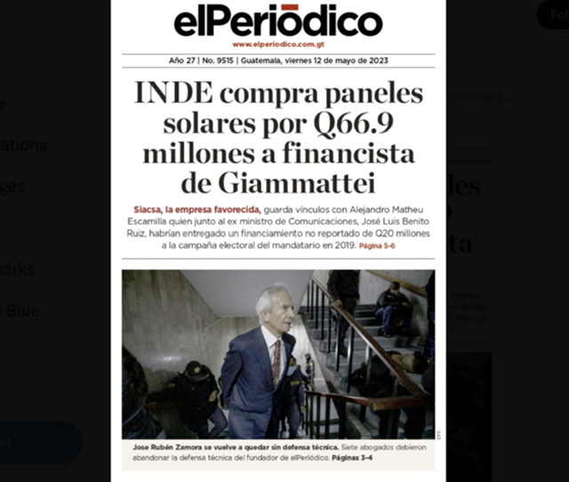 Guatemala : Son patron poursuivi, fermeture d'un journal critique du gouvernement