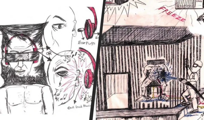 Les dessins d'un prisonnier de Guantanamo Bay révèlent la brutalité des «techniques d'interrogatoire renforcées» américaines